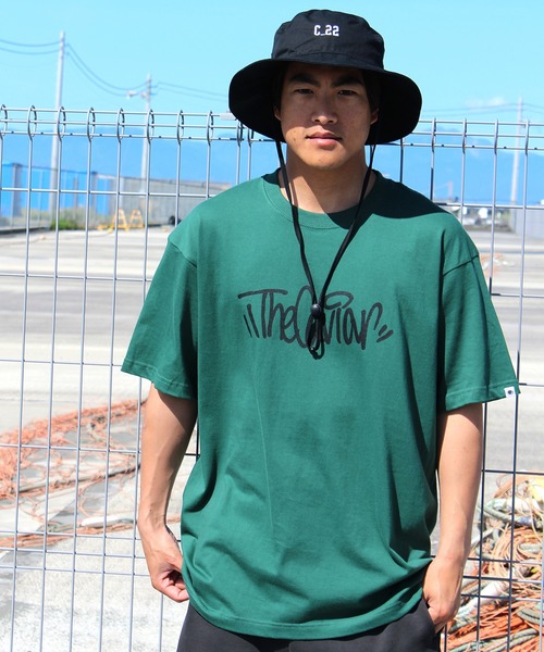 ムラサキスポーツ（ムラサキスポーツ）の「THE CAVIAR/キャビア 半袖Tシャツ フロントデザイン CV507-039（Tシャツ/カットソー・メンズ・ダークグリーン/ブラック/ホワイト・L/M/XL）」の3枚目の写真