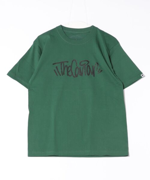 ムラサキスポーツ（ムラサキスポーツ）の「THE CAVIAR/キャビア 半袖Tシャツ フロントデザイン CV507-039（Tシャツ/カットソー・メンズ・ダークグリーン/ブラック/ホワイト・L/M/XL）」の9枚目の写真