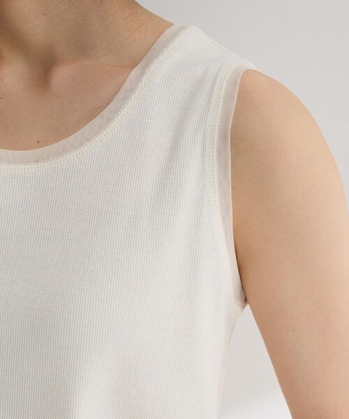 Green　Parks（グリーンパークス）の「チュールドッキングタンクトップ（タンクトップ・レディース・ブラック/カーキ/オフホワイト・FREE）」の17枚目の写真