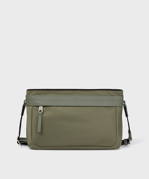 ナイロンブライトストライプトリム SS25 2WAYミニショルダー