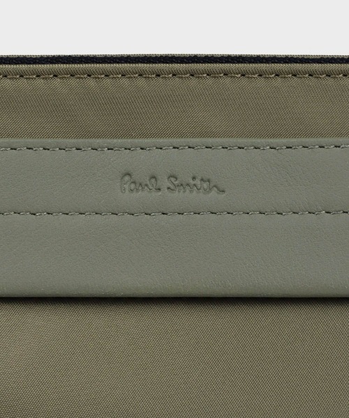 Paul Smith(ポールスミス)の「ナイロンブライトストライプトリム SS25 2WAYミニショルダーバッグ【553405 N080S】(ショルダーバッグ・メンズ・ブラック/カーキ/ネイビー・FREE)」の15枚目の写真