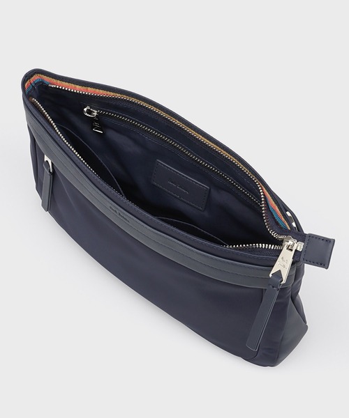 ナイロンブライトストライプトリム SS25 2WAYミニショルダー