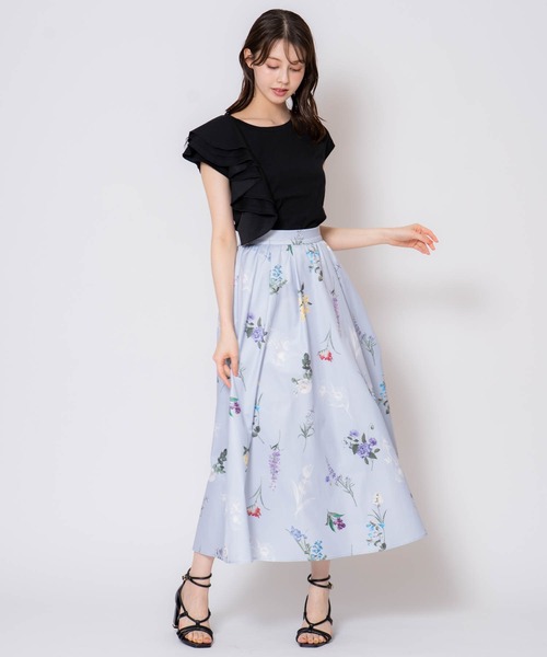 NOELA(ノエラ)の「アシメフリルカットソー(Tシャツ/カットソー・レディース・ブラック/オフホワイト/サックスブルー・フリー)」の22枚目の写真