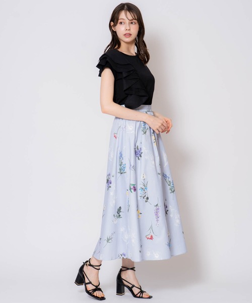 NOELA(ノエラ)の「アシメフリルカットソー(Tシャツ/カットソー・レディース・ブラック/オフホワイト/サックスブルー・フリー)」の21枚目の写真