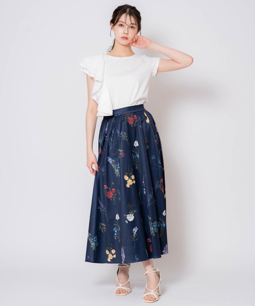 NOELA(ノエラ)の「アシメフリルカットソー(Tシャツ/カットソー・レディース・ブラック/オフホワイト/サックスブルー・フリー)」の17枚目の写真