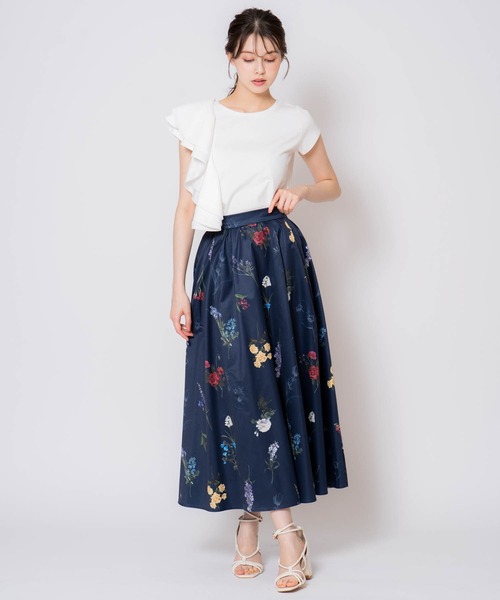 NOELA(ノエラ)の「アシメフリルカットソー(Tシャツ/カットソー・レディース・ブラック/オフホワイト/サックスブルー・フリー)」の16枚目の写真