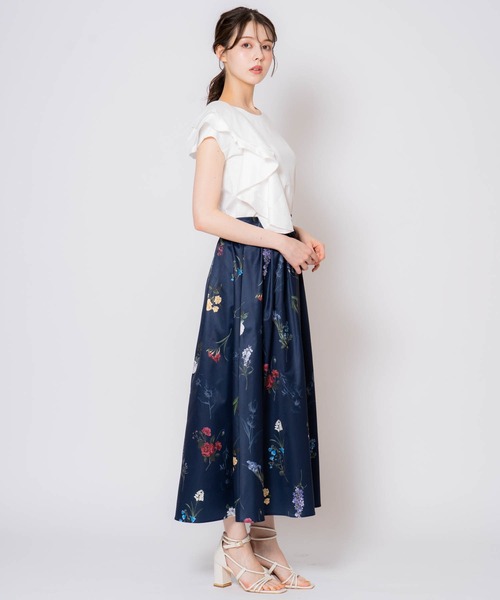 NOELA(ノエラ)の「アシメフリルカットソー(Tシャツ/カットソー・レディース・ブラック/オフホワイト/サックスブルー・フリー)」の15枚目の写真