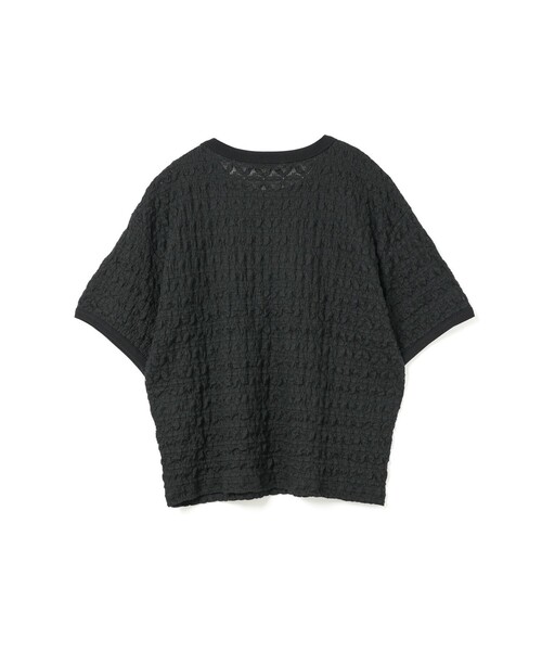 mizuiroind(ミズイロインド)の「mizuiro ind ストレッチレースクルーネックTシャツ(Tシャツ/カットソー・レディース・オフホワイト/ブラック/グレー・FREE)」の18枚目の写真