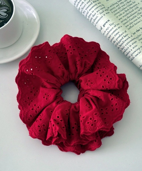 セール】スカラップレース シュシュ 大きめ（シュシュ）｜WESTSEA