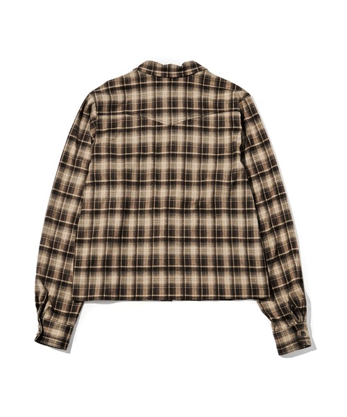 Noen(ノエン)の「ウエスタンシャドーチェックシャツ(シャツ/ブラウス・メンズ・レッド/ブラウン/ライトブルー・LARGE/MEDIUM)」の11枚目の写真