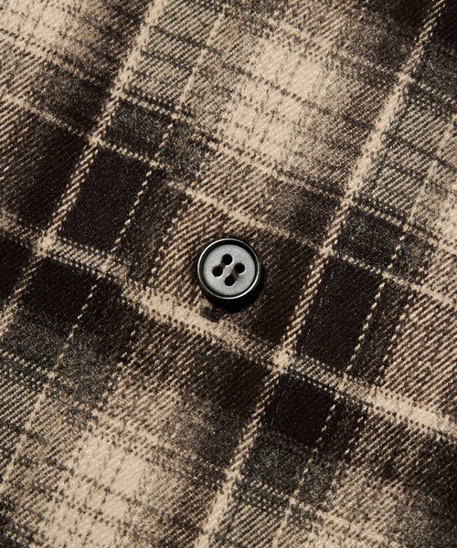 Noen(ノエン)の「ウエスタンシャドーチェックシャツ(シャツ/ブラウス・メンズ・レッド/ブラウン/ライトブルー・LARGE/MEDIUM)」の12枚目の写真