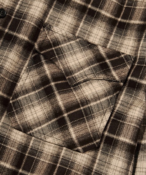 Noen(ノエン)の「ウエスタンシャドーチェックシャツ(シャツ/ブラウス・メンズ・レッド/ブラウン/ライトブルー・LARGE/MEDIUM)」の13枚目の写真