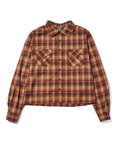 Noen(ノエン)の「ウエスタンシャドーチェックシャツ(シャツ/ブラウス・メンズ・レッド/ブラウン/ライトブルー・LARGE/MEDIUM)」の6枚目の写真