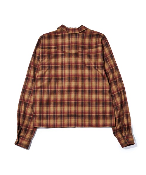 Noen(ノエン)の「ウエスタンシャドーチェックシャツ(シャツ/ブラウス・メンズ・レッド/ブラウン/ライトブルー・LARGE/MEDIUM)」の21枚目の写真
