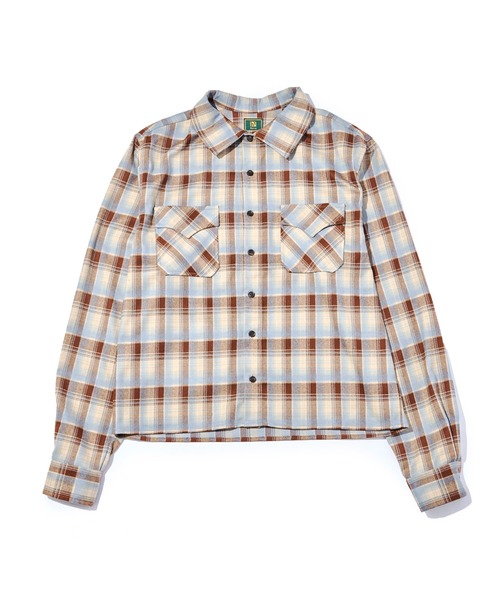 Noen(ノエン)の「ウエスタンシャドーチェックシャツ(シャツ/ブラウス・メンズ・レッド/ブラウン/ライトブルー・LARGE/MEDIUM)」の5枚目の写真