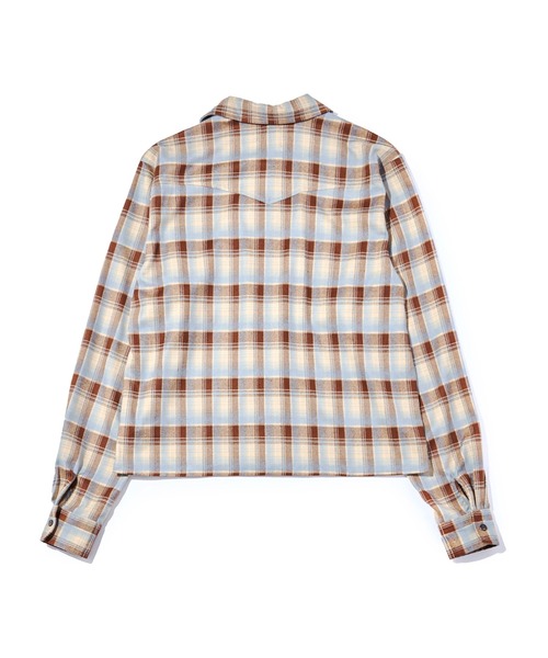 Noen(ノエン)の「ウエスタンシャドーチェックシャツ(シャツ/ブラウス・メンズ・レッド/ブラウン/ライトブルー・LARGE/MEDIUM)」の16枚目の写真