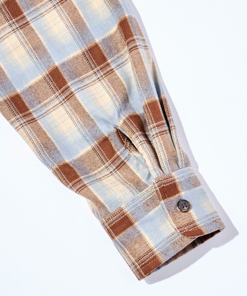 Noen(ノエン)の「ウエスタンシャドーチェックシャツ(シャツ/ブラウス・メンズ・レッド/ブラウン/ライトブルー・LARGE/MEDIUM)」の19枚目の写真