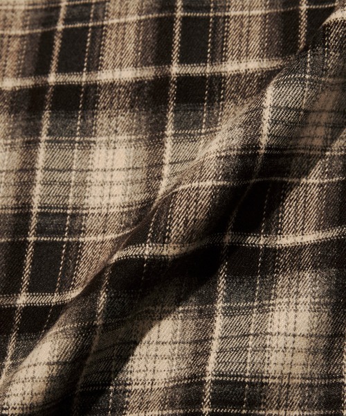 Noen(ノエン)の「ウエスタンシャドーチェックシャツ(シャツ/ブラウス・メンズ・レッド/ブラウン/ライトブルー・LARGE/MEDIUM)」の15枚目の写真