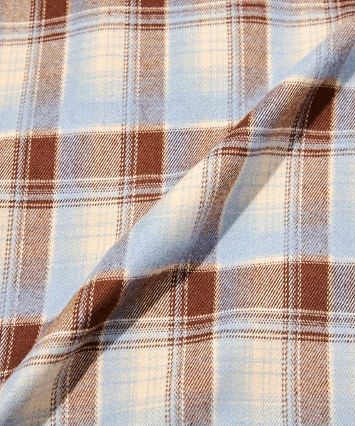 Noen(ノエン)の「ウエスタンシャドーチェックシャツ(シャツ/ブラウス・メンズ・レッド/ブラウン/ライトブルー・LARGE/MEDIUM)」の20枚目の写真