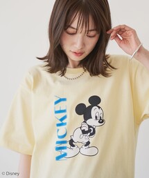 【MICKEY(ミッキー) / 別注】アソートカラフルロゴプリントユニTシャツ