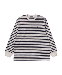 2000年代レア品！BAPE ボーダー 長袖Tシャツ A BATHING APE 'カレッジロゴ'ボーダー 長袖 Tシャツ L/S TEE L