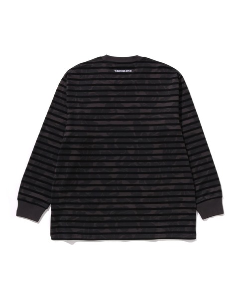 トップス A BATHING APE CAMO ONE POINT LS TEE A BATHING APE tシャツ ABC CAMO NYC ONE POINT LS TEE メンズ