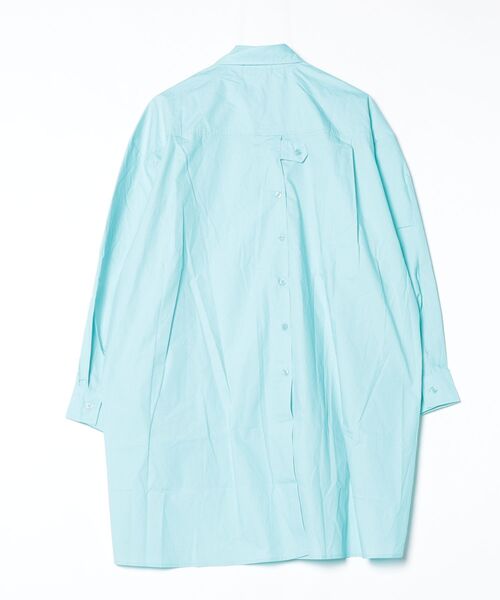 rehacer(レアセル)の「ONE COLOR Laboratory : Backline Oversize Shirt / バックラインオーバーサイズシャツ(シャツ/ブラウス・レディース・ブルー・FREE)」の2枚目の写真