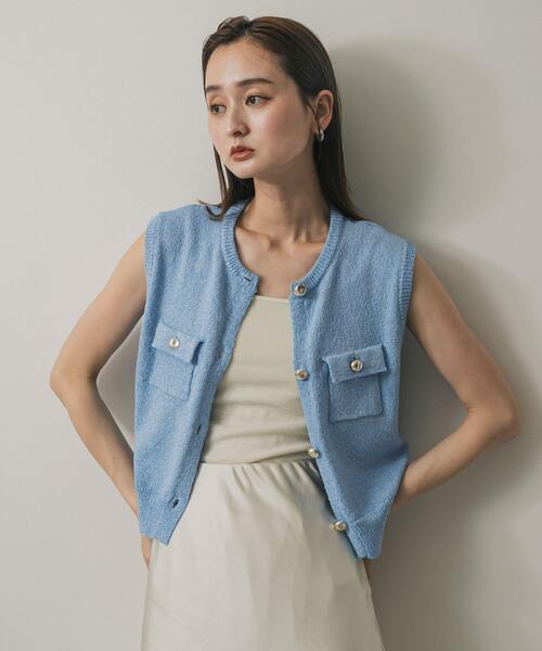 セール】メタルボタンポケットベスト（ベスト）｜SENSE OF PLACE by