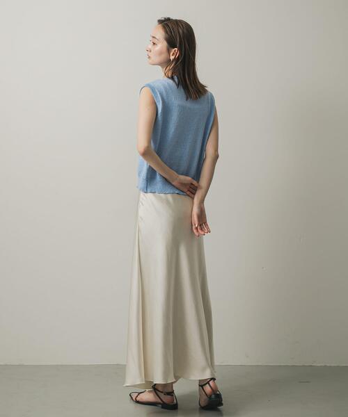 SENSE OF PLACE by URBAN RESEARCH（センスオブプレイスバイアーバンリサーチ）の「メタルボタンポケットベスト（ベスト・レディース・ライトブルー/ブラック/アイボリー/ブラウン・ONE）」の11枚目の写真