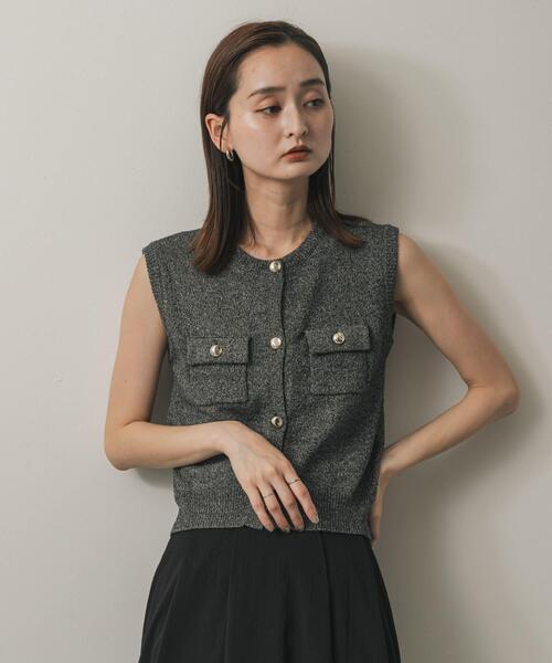 セール】メタルボタンポケットベスト（ベスト）｜SENSE OF PLACE by