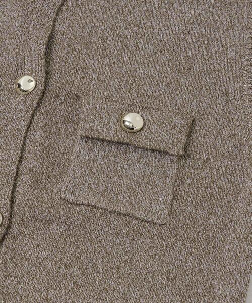 SENSE OF PLACE by URBAN RESEARCH（センスオブプレイスバイアーバンリサーチ）の「メタルボタンポケットベスト（ベスト・レディース・ライトブルー/ブラック/アイボリー/ブラウン・ONE）」の7枚目の写真