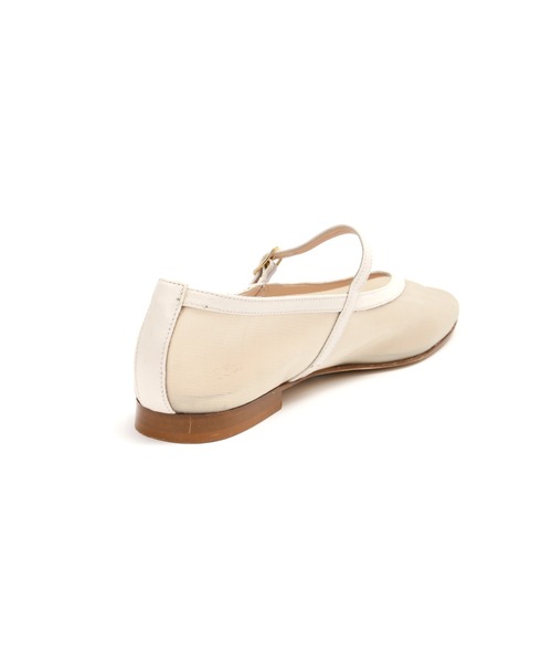 STATUS（ステイタス）の「【STATUS/ステイタス】メッシュバレエ（パンプス・レディース・ベージュ/ホワイト・37/36）」の8枚目の写真