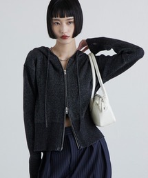 Lui's | フードZIPニットパーカー(ニット/セーター)