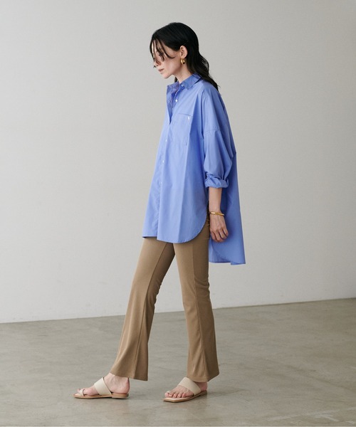 LARUTA（ラルータ）の「【LARUTA】美しいシルエットリブパンツ（その他パンツ・レディース・ベージュ/ブラック・FREE）」の15枚目の写真