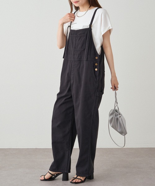 甘撚りツイルサロペット 甘撚りツイルサロペット（サロペット/オーバーオール）｜PUAL CE