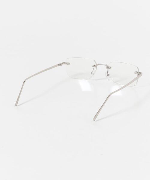 SMELLY（スメリー）の「リムレススクエアダテメガネ（メガネ・レディース・ゴールド/シルバー・-）」の10枚目の写真