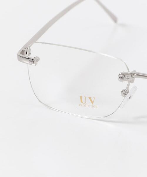 SMELLY（スメリー）の「リムレススクエアダテメガネ（メガネ・レディース・ゴールド/シルバー・-）」の12枚目の写真