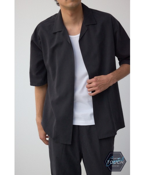 AZUL by moussy(アズールバイマウジー)の「C/Tフェイクスウェードセットアップ(セットアップ・メンズ・ブラウン/グレー/ブラック・MEDIUM/LARGE)」の1枚目の写真