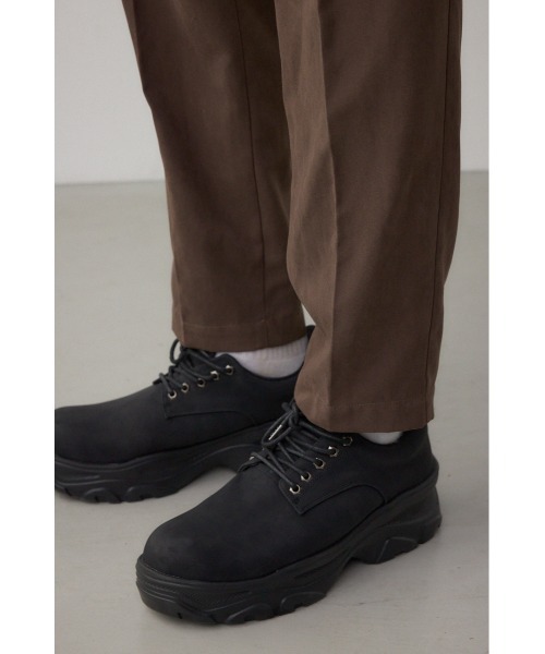 AZUL by moussy(アズールバイマウジー)の「C/Tフェイクスウェードセットアップ(セットアップ・メンズ・ブラウン/グレー/ブラック・MEDIUM/LARGE)」の5枚目の写真