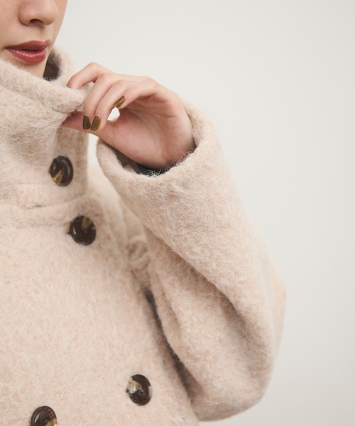 2WAYシャギーミドルコート（その他アウター）｜Shelly island