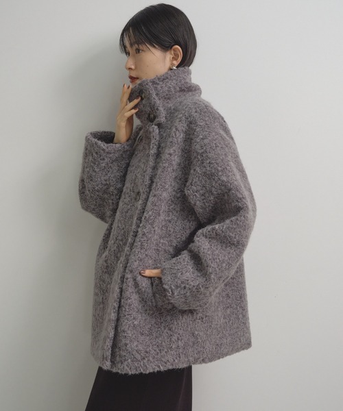 2WAYシャギーミドルコート（その他アウター）｜Shelly island
