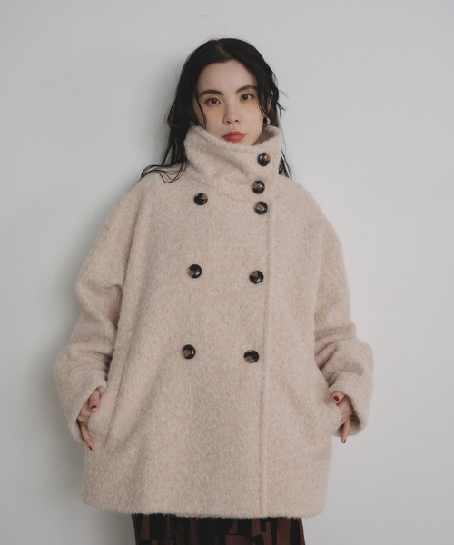 2way シャギーミドルコート 2WAYシャギーミドルコート（その他アウター）｜Shelly island