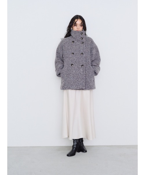 2WAYシャギーミドルコート（その他アウター）｜Shelly island