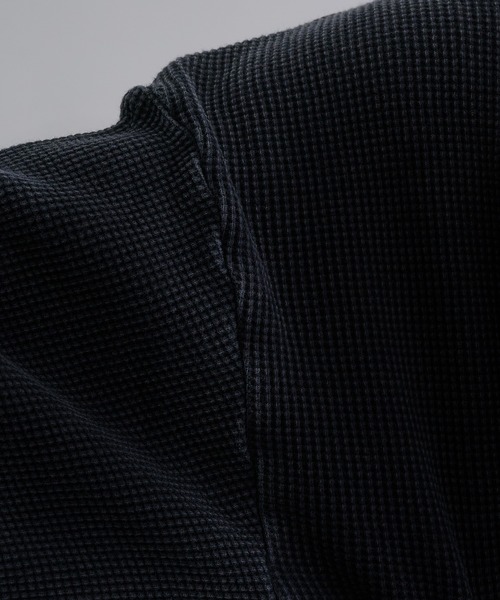 epnok（エプノック）の「ワッフルヘンリーネックTee（Tシャツ/カットソー・メンズ・ブラック/グレー/ブラック系その他・SMALL/MEDIUM/LARGE）」の20枚目の写真