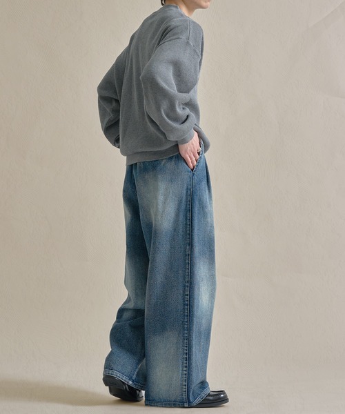 epnok（エプノック）の「ワッフルヘンリーネックTee（Tシャツ/カットソー・メンズ・ブラック/グレー/ブラック系その他・SMALL/MEDIUM/LARGE）」の12枚目の写真