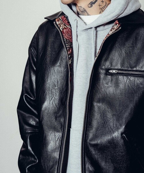 Subciety(サブサエティ)の「Single riders jacket(ライダースジャケット・メンズ・ブラック・LARGE/MEDIUM/SMALL/X-LARGE)」の20枚目の写真