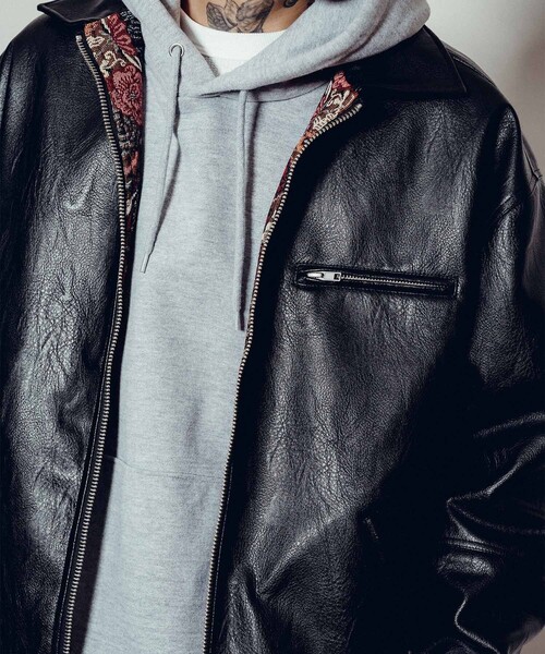 Subciety(サブサエティ)の「Single riders jacket(ライダースジャケット・メンズ・ブラック・LARGE/MEDIUM/SMALL/X-LARGE)」の21枚目の写真