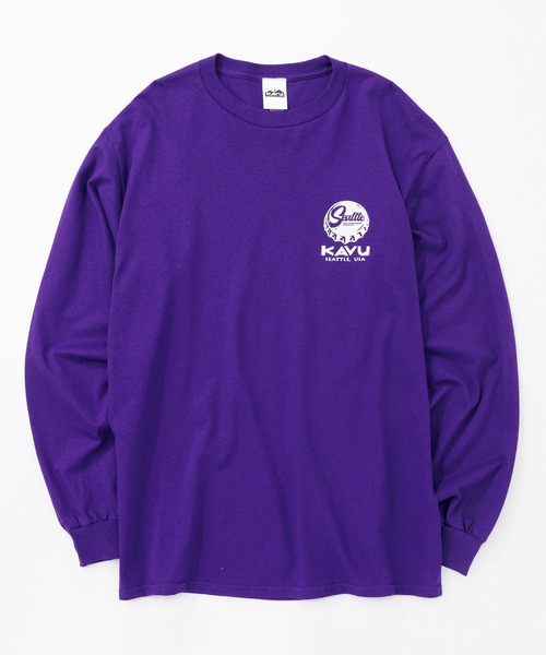 KAVU（カブー）の「KAVU/カブー Crown Frog LS Tee/クラウンフロッグティー（Tシャツ/カットソー・メンズ・パープル/ホワイト/ライトグリーン/ブラック・MEDIUM/X-LARGE/LARGE）」の17枚目の写真