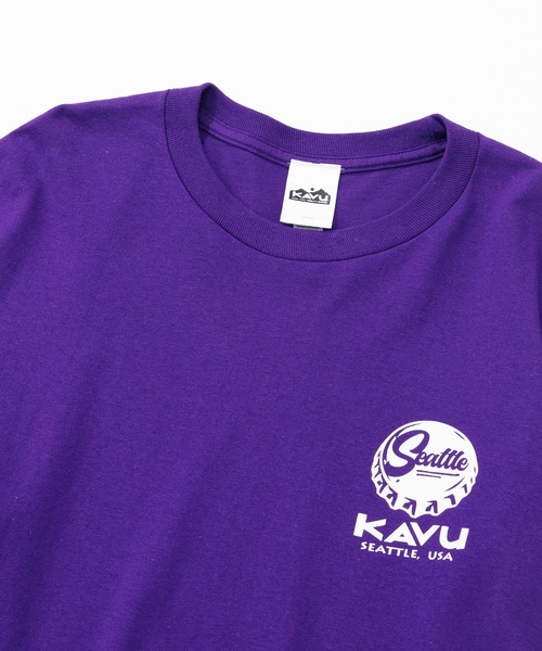 KAVU（カブー）の「KAVU/カブー Crown Frog LS Tee/クラウンフロッグティー（Tシャツ/カットソー・メンズ・パープル/ホワイト/ライトグリーン/ブラック・MEDIUM/X-LARGE/LARGE）」の18枚目の写真