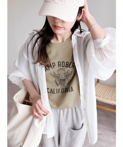 VINTAGE PERFUME SMELL SHEER TOP（Tシャツ/カットソー）｜Ameri
